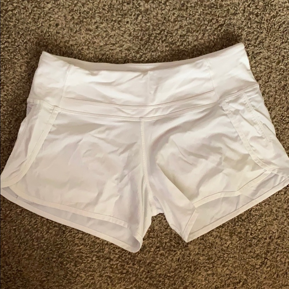 Lululemon Run Times Short 2 in White